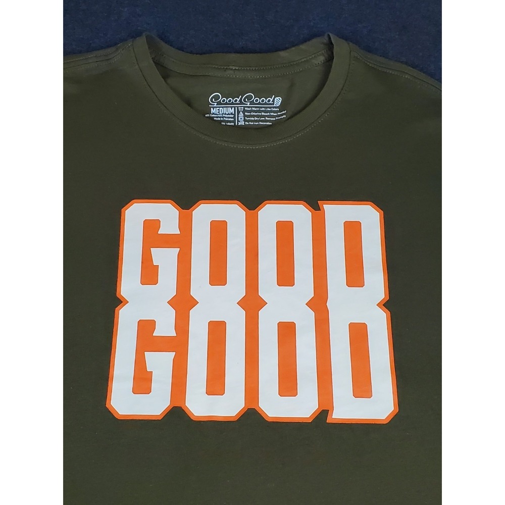 Good Good Golf T-shirt Mens Medium Green Graphic Print New